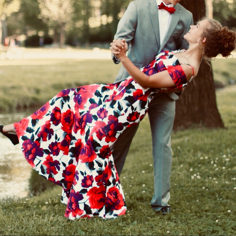 Floral Prom Dress